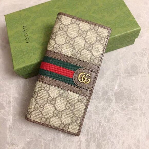 Gucci: GG Canvas Britt Continental Wallet - Picture 1 of 6